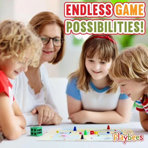 Miniatura 6 de Juego de 24 dados de espuma, 1.5 pulgadas, grandes, suaves y coloridos, para niños, no tóxicos, de gran tamaño para matemáticas en el aula