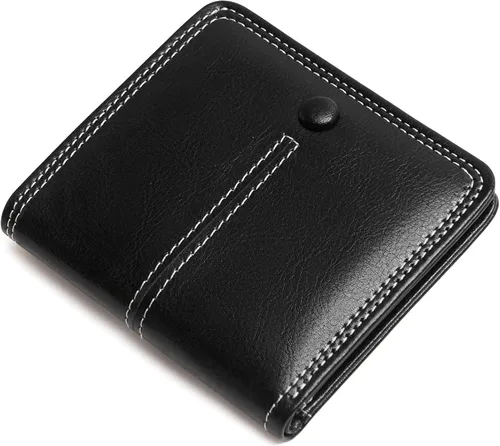 Miniatura 18 de TFKGS Tarjetero de crédito para mujer, cartera RFID de cuero para mujer con bloqueo de cremallera, llavero para tarjetas de acordeón, regalos