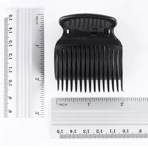 Miniatura 3 de Tbestmax 24 clips de rodillo caliente para rizador de pelo, clip de garra, reemplazo de sección de cabello para mujeres y niñas, color negro