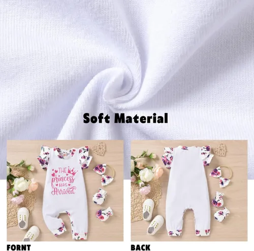 Miniatura 4 de Aalizzwell Ropa de verano con diadema para bebé niña