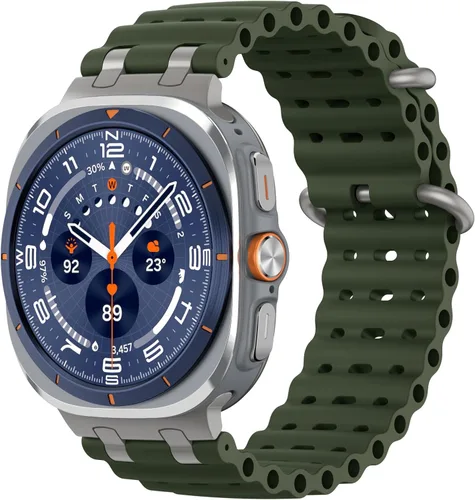 Miniatura 14 de MoKo Correa deportiva compatible con Samsung Galaxy Watch Ultra Band de 1.850 in (2024) para mujeres y hombres, correa de reloj impermeable