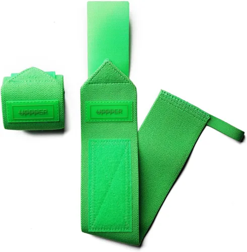 Miniatura 16 de UPPPER Muñequeras para levantamiento de pesas, soporte de muñeca de 19 pulgadas con lazo para el pulgar para prensa de banco, levantamiento de Azul