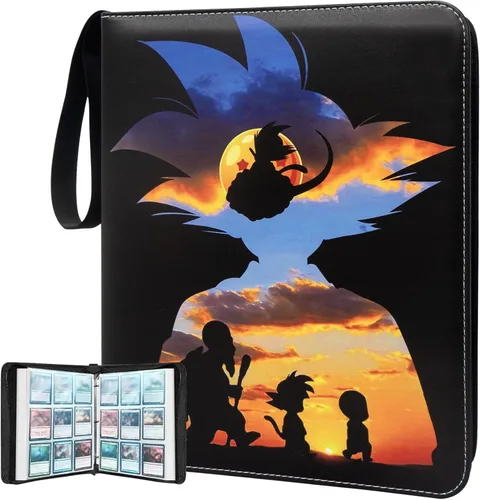 Miniatura 7 de Carpeta de Tarjetas Zoro de 400 Bolsillos para Tarjetas Zoro de One Piece, Libro de Almacenamiento de Tarjetas Portátil e Impermeable con Fundas OP