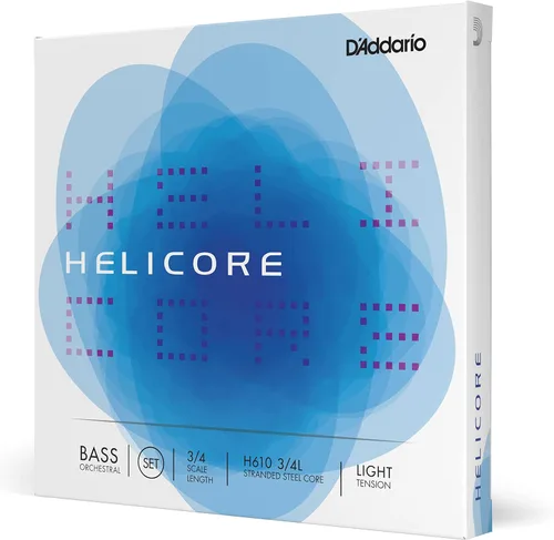 Miniatura 6 de D'Addario Helicore Orchestral Bass Single A String, escala 3/4, tensión media