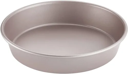 Miniatura 8 de CHEFMADE Bandeja para pizza, 7 pulgadas antiadherente para panqueques para hornear al horno (oro champán)