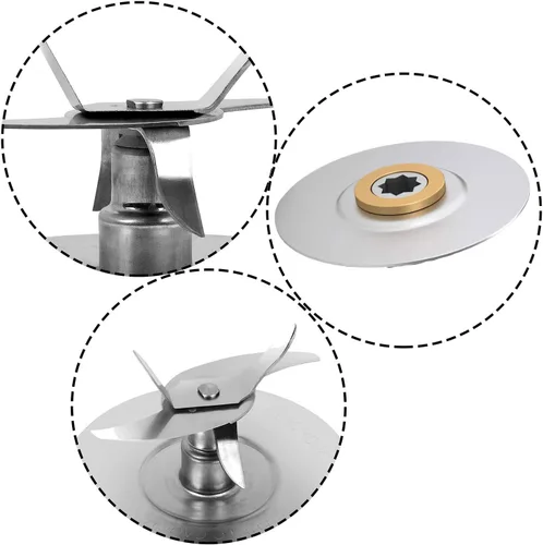 Miniatura 3 de Pro 1200 - Cuchilla de licuadora de acero inoxidable de repuesto para Oster Pro 1200 accesorio de licuadora con tapa base de tarro y una junta