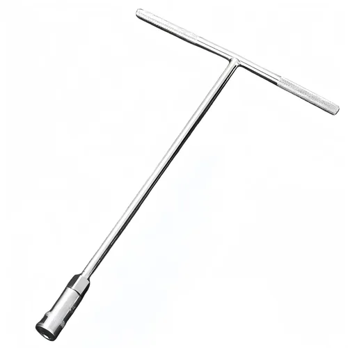 Unifizz T - Llave inglesa de barra para tuerca, llave giratoria hexagonal en forma de T, extralarga para motocicleta, automóvil, taller