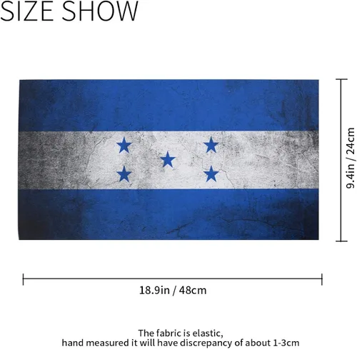 Miniatura 2 de Ningboo 2 bandanas mágicas con diseño de bandera de Grunge
