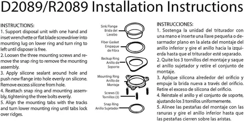Miniatura 10 de Westbrass D2089-01 Brida y tapón de eliminación de residuos de montaje de 3 pernos, latón pulido, paquete de 1