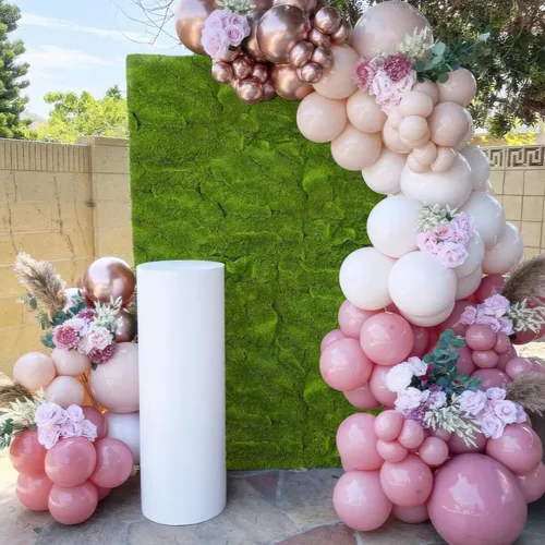 Miniatura 3 de FAICOIA Alfombra de musgo falso, rollo de camino de mesa para jardines de hadas, césped, boda, decoración de mesa de bosque, 39 x 39 pulgadas, musgo