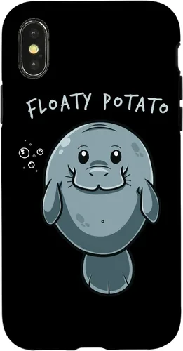 Miniatura 5 de iPhone 11 Floaty Potato Manatí Chubby Sirena Sea Vaca Animal Estuche de Regalo