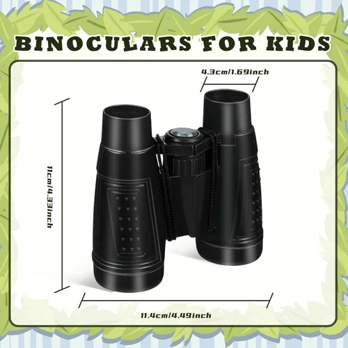 Miniatura 3 de Libima 24 prismáticos compactos educativos a granel con telescopio de cuerda para el cuello para aprender observación de aves, camping, senderismo