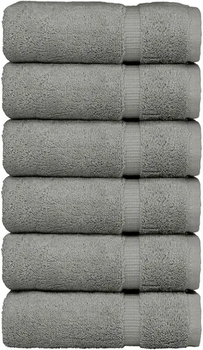 Miniatura 54 de Luxury Hotel & Spa Collection - Toalla ecológica de 100% algodón turco de 27 x 54 pulgadas (27 x 54 onzas), de secado rápido, para baño, borde