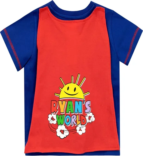 Miniatura 3 de RYAN'S WORLD Boys' T-Shirt with Cape