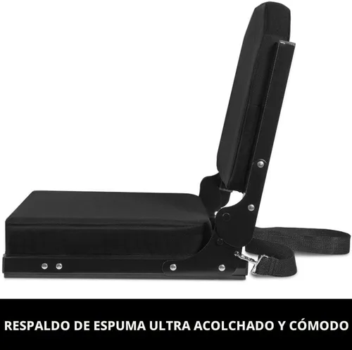 Miniatura 3 de Asientos de estadio para gradas, asientos para gradas con respaldo y cojín de espuma ultra acolchados y cómodos, sillas de estadio portátiles anchas