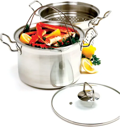 Miniatura 3 de Norpro8-Quart Corona Steamer Cocina de acero inoxidable 4piezas