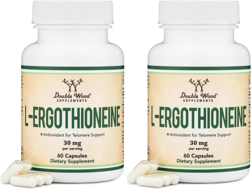Miniatura 7 de Suplemento de ergotioneína (EGT) 30 mg de L-ergotioneína pura a base de plantas por cápsula, 60