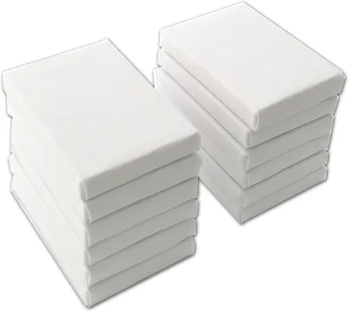 Miniatura 14 de LWR CRAFTS Mini lienzo estirado de 2 x 2 pulgadas, paquete de 12