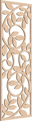 Miniatura 133 de 9 3/8"W x 24 3/8"H x 1/4"T Utica Decorativo Fretwork Madera Paneles de Pared, Abedul