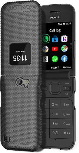 Miniatura 4 de BELTRON Funda para Nokia 2720 V Flip Phone, funda protectora a presión (Verizon 2720V) - Negro