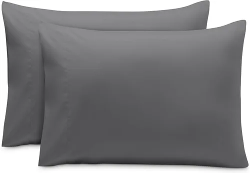 Miniatura 96 de Bare Home Juego de 2 fundas de almohada de microfibra de tamaño estándar, fundas de almohada refrescantes, doble cepillado, fácil cuidado, cierre