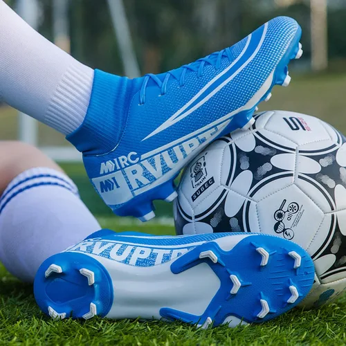 Miniatura 2 de Zquaus Zapatos de fútbol para hombre,Zapatos de fútbol atléticos para caminar,Ag Cleats Entrenamiento al aire libre