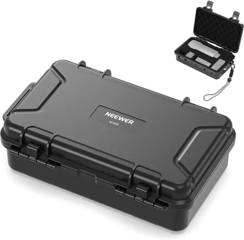 Miniatura 14 de NEEWER Bolsa de transporte para bolsillo 4 bolsillos 3, protección a prueba de polvo, a prueba de salpicaduras, absorción de golpes, resistente a