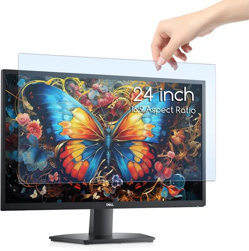 KEANBOLL Panel protector de pantalla antiluz azul para monitor de computadora de 24 pulgadas, filtro de bloqueo de luz azul, protector antirreflejos