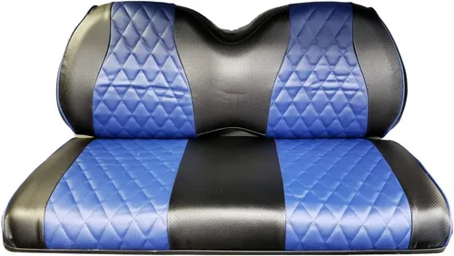 Miniatura 9 de Club CAR Precedent - Fundas de asiento delantero para carrito de golf, costuras de diamante (negro/verde oscuro)