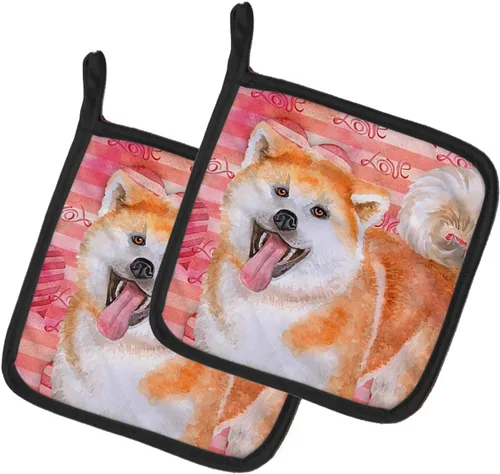 Miniatura 172 de Caroline's Treasures BB9655PTHD - Juego de soportes para ollas de cocina resistentes al calor, almohadillas calientes para horno, 7 1/2 x 7 1/2