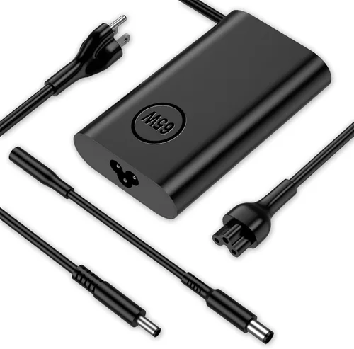 Adaptador delgado de 65 W de repuesto para Dell Inspiron 15 Cargador portátil Inspiron 13 14 15 17 3000 5000 7000 Latitude Vostro XPS 13 la65ns2-01