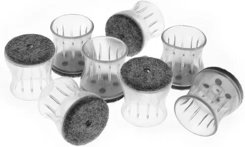 Miniatura 7 de Slipstick GorillaFelt CB184 - Protectores de suelo para patas de silla para suelos de madera, almohadillas de fieltro de funda transparente