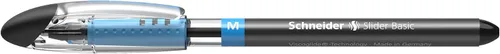 Miniatura 7 de Schneider Slider Basic M (151101) - Bolígrafo (0.039 in, barril transparente, tinta negra, caja de 10 unidades)