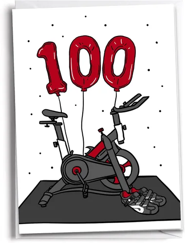 Miniatura 5 de Felicitaciones 1,000 Rides Cyclist Card