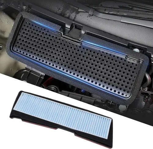 Miniatura 6 de Paquete de 2 accesorios de admisión de filtro de aire Tesla Model 3, repuesto para Tesla Model 3 2026 2025 2024 2023 2022 2021 cubierta