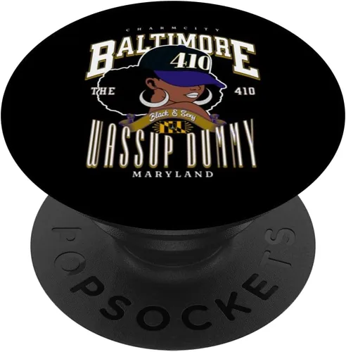 410 Código de área Baltimore MD | PopSockets intercambiables PopGrip sin disculpas