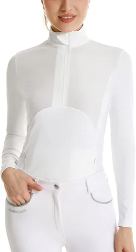 Miniatura 6 de TrustBreech Hecho en Estados Unidos camisa de rendimiento de secado rápido para mujer, chaqueta de manga larga para equitación