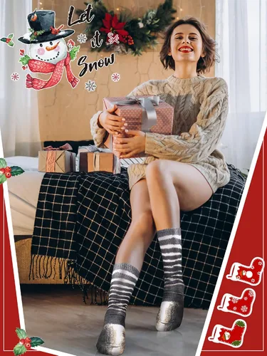 Miniatura 7 de 10 pares de calcetines de pata de animal de Navidad, novedosos calcetines impresos en 3D, calcetines de pies de animales para mujeres, hombres