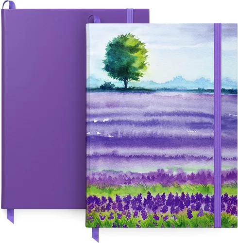 Miniatura 7 de ARTEZA Cuadernos de diario, juego de 2, 6 x 8 pulgadas, 96 hojas, diseño de perros y negro, cuadernos estéticos con papel rayado suave