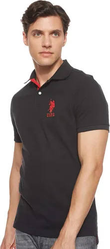 U.S. Polo Assn. Camisa tipo Polo de manga corta para hombre con aplique