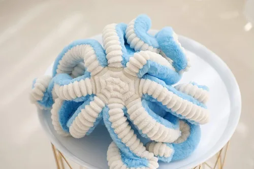 Miniatura 3 de Muñeca de Peluche de Pulpo de Dibujos Animados Linda, Juguetes Regalo, Juguetes de Peluche de Mar para Niños y Amantes, Decoración del Hogar