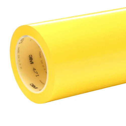 Miniatura 18 de 3M Cinta de Vinilo 471, 2' x 36 yardas 5.2 mil, Amarillo (Paquete de 24)