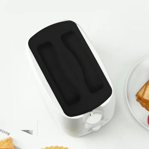 Miniatura 6 de UPKOCH Cubierta universal de silicona para máquina de pan, a prueba de polvo, para máquina de pan de 2 rebanadas, accesorio para electrodomésticos