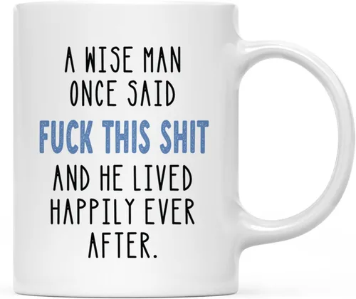 Miniatura 9 de Andaz Press Taza de café divertida de cerámica de 11 onzas – Come Out Now I've Had My Coffee Tazas de café divertidas para hombres y mujeres
