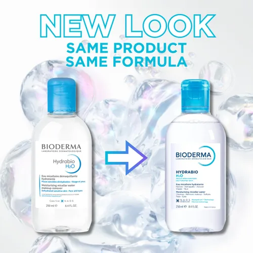 Miniatura 3 de Bioderma - Agua micelar Hydrabio H2O - Limpiador facial y desmaquillante - Agua limpiadora micelar para pieles sensibles deshidratadas