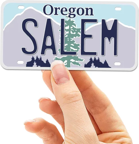 Miniatura 15 de Oregon - Calcomanías para placa de matrícula, elige tu o ciudad, calcomanía para parachoques del noroeste del Pacífico para Hydroflask (Portland)