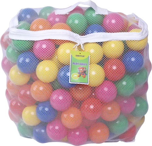 Miniatura 4 de Pelotas Click N' Play para alberca de bolas para niños, bolas de plástico de recarga, paquete de 200, sin ftalatos y sin BPA, incluye una bolsa