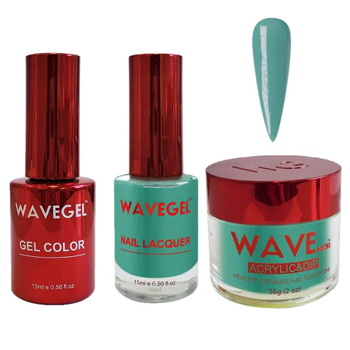 Miniatura 68 de WAVEGEL - Juego de gel de remojo, laca de uñas y polvo acrílico y polvo de inmersión a juego - Colección Queen - #015 Noble Men