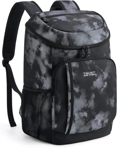 Miniatura 13 de TOURIT - Mochila de hielera térmica ligera a prueba de fugas para 30 latas, para hombres y mujeres 01-Negro