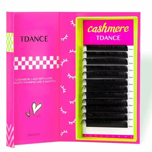 Miniatura 10 de TDANCE - Extensiones de pestañas clásicas, pestañas planas, extensiones de pestañas 0.15mm, rizo D, extensiones de pestañas elípticas, 8-15mm